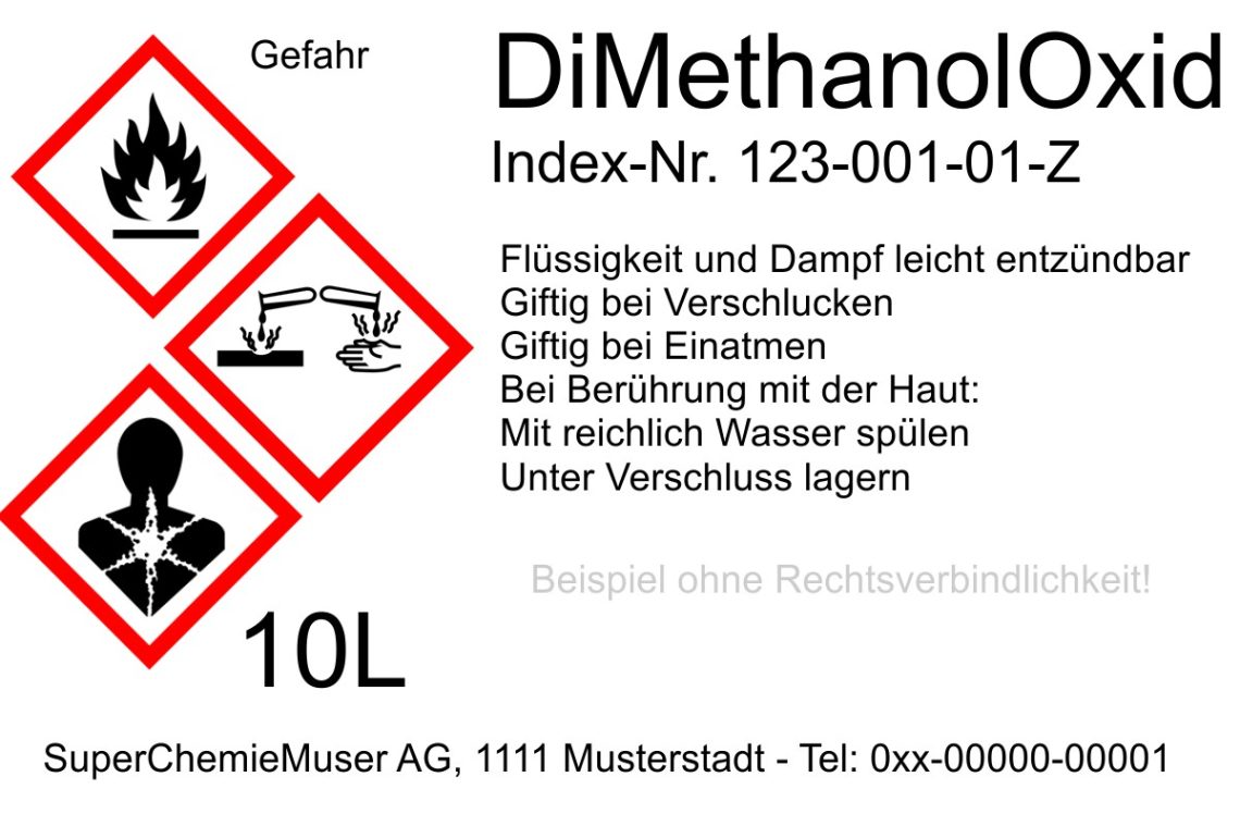 GHS-Etiketten für die Chemiebranche: Alles, was du wissen musst