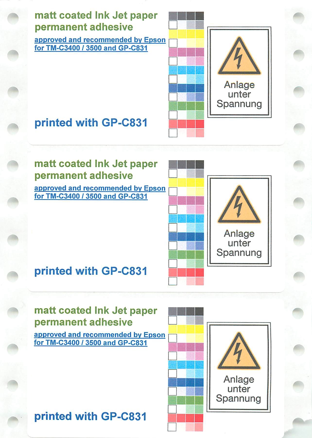 EPSON GP-C831