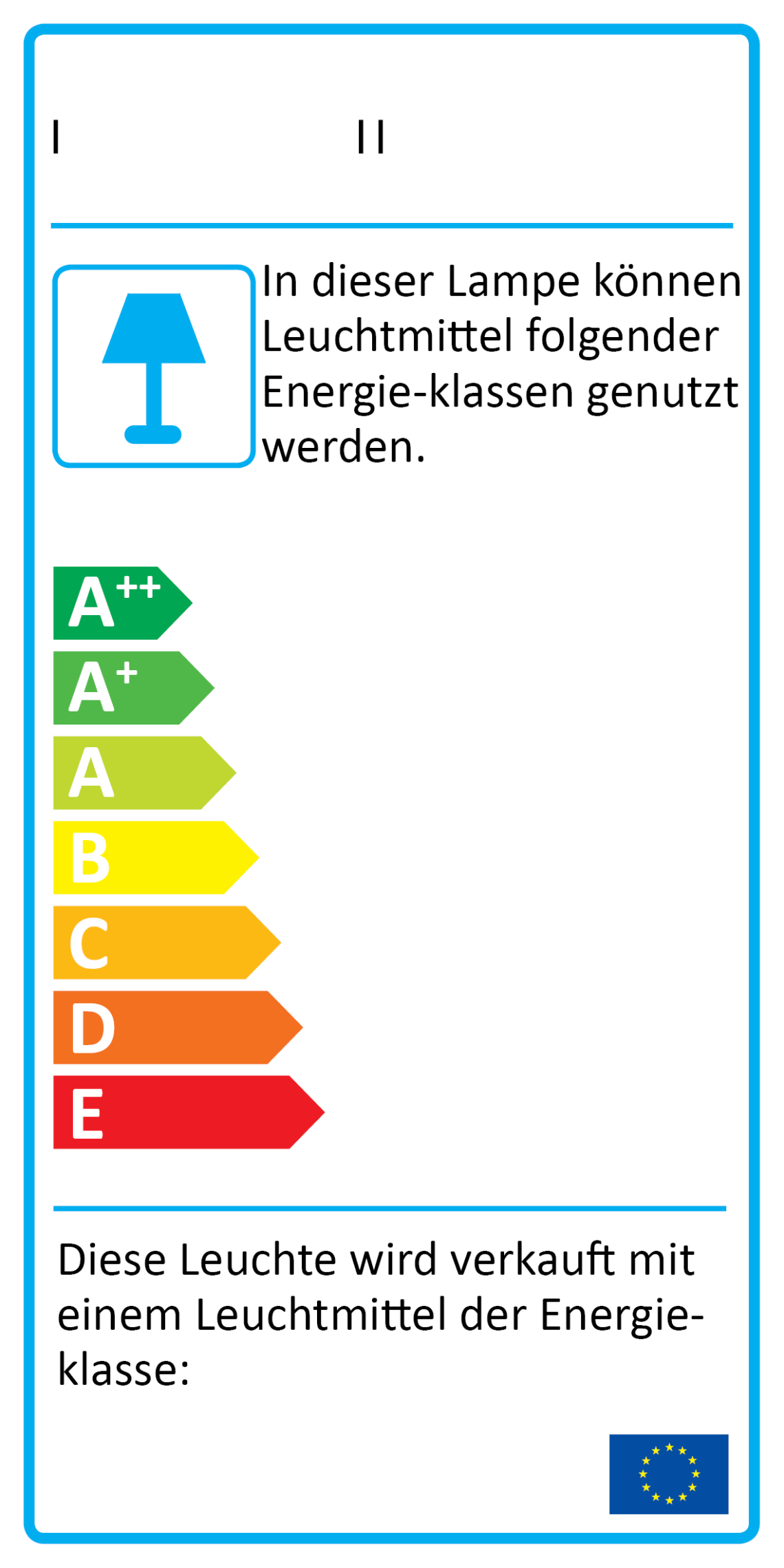 Energieeffizienz Etiketten selbst erstellen