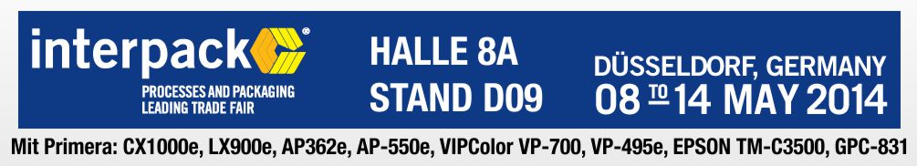 Besuchen Sie uns auf der Interpack 2014 Halle 8a D09