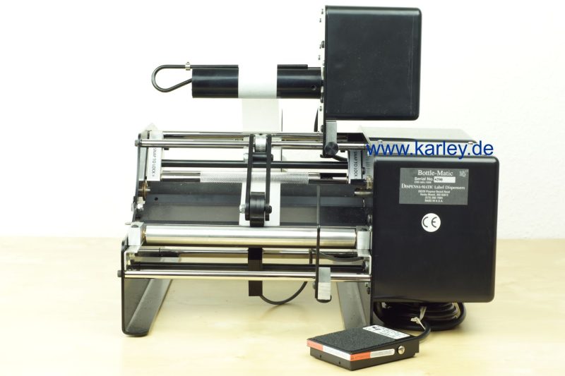 Etiketten - Aufbringer mit Restaufwickler Bottlematic