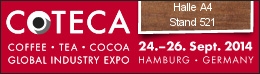 Kommen Sie auf die Coteca in Hamburg 24-26.9.2014, Freikarten