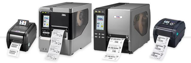 Thermo- und Thermodirekt Etikettendrucker von TSC mit Display