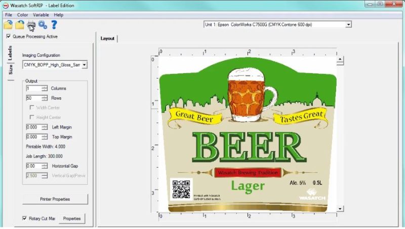 Neu: 2 Versionen der Wasatch SoftRIP Software für VP700 verfügbar