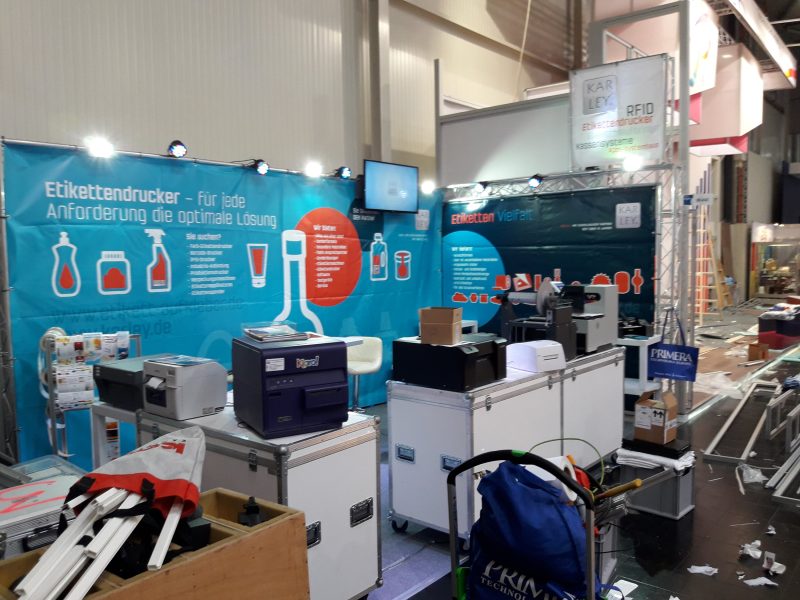 Farbetikettendrucker auf der Intersupply 2019 in Dortmund - parallel zur InterTabac