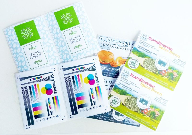 Etiketten aus 100% Recycling Material