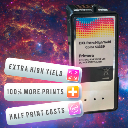 Neu! Primera LX500e/ec DXL Extra High Yield Dye Tintenpatrone mit doppelter Kapazität