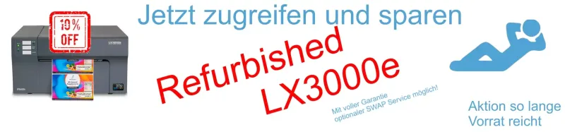 Entdecke den Primera LX3000e Farbetikettendrucker im Summer Sale – mit günstigen, generalüberholten Geräten und voller Garantie! ?