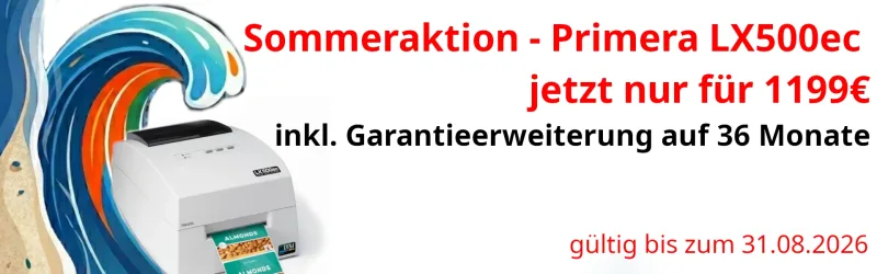 ☀️Erstklassige Etiketten, erstklassiger Preis: Das LX500ec Sommer-Special
