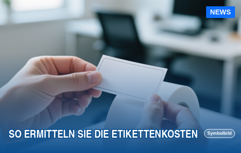 So ermitteln Sie die Etikettenkosten